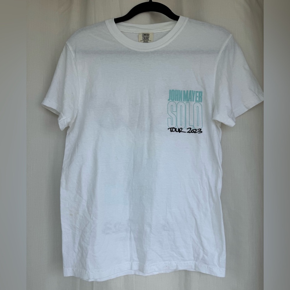 John Mayer SOLO Tour 2023  Comfort Colors 100% Cotton Tshirt Size S-P-CH